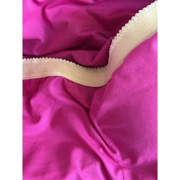 DKNY One Piece Swimsuit Colorblock Pink & Turquoise Strapless NWT Sz 4 - Picture 4 of 6